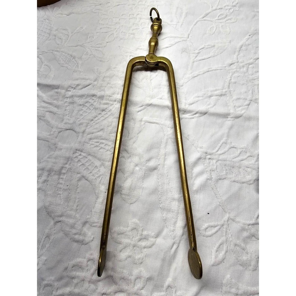 Antique 18th Century Brass English Fireplace Tool 11"